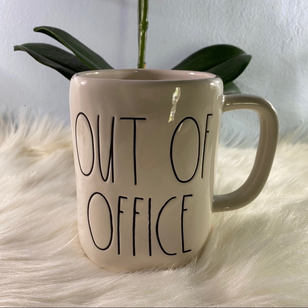 Rae Dunn OUT OF THE OFFICE Mug☕️🗃🏢